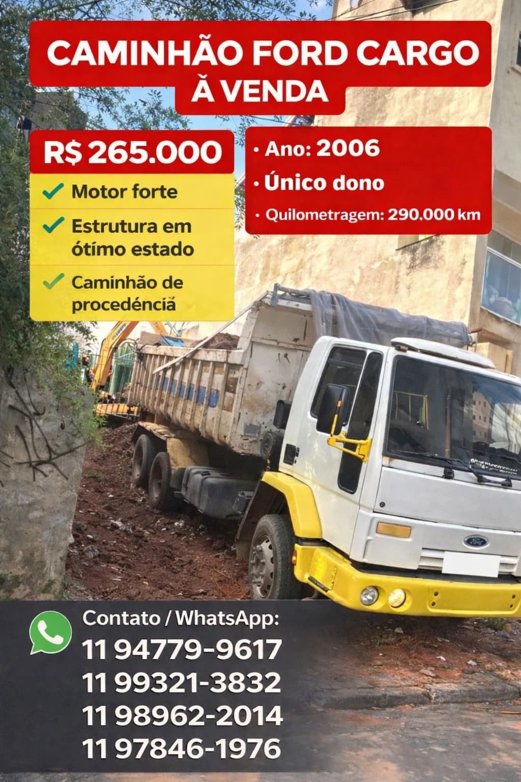 Caminhão Ford Cargo - Foto 1