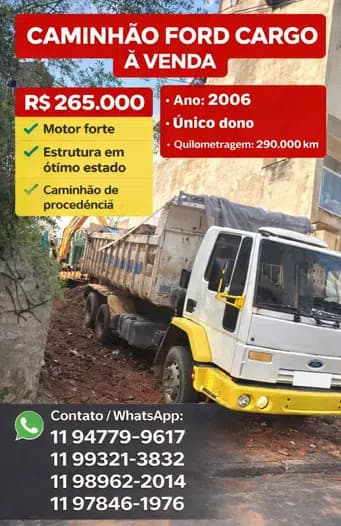 Caminhão Ford Cargo