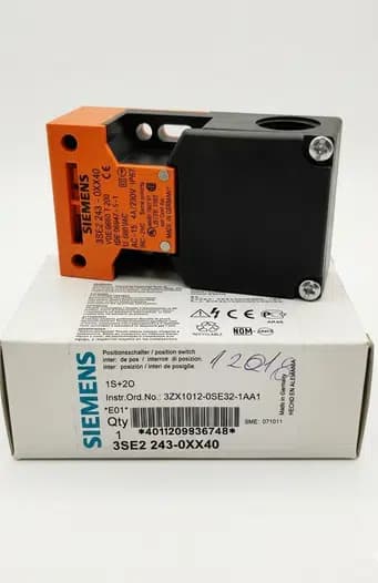 Chave fim de curso Siemens 3SE2 243-0XX40 nova na caixa
