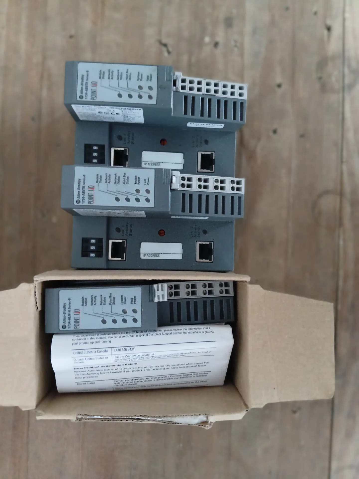 Lote Allen-bradley Point I/o – 22 Módulos - Foto 1