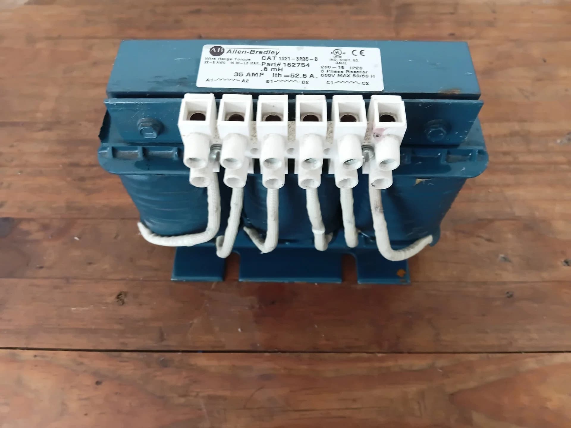 Reator Trifásico Allen-bradley 1321-3R35-B - 35A - Usado - Foto 2