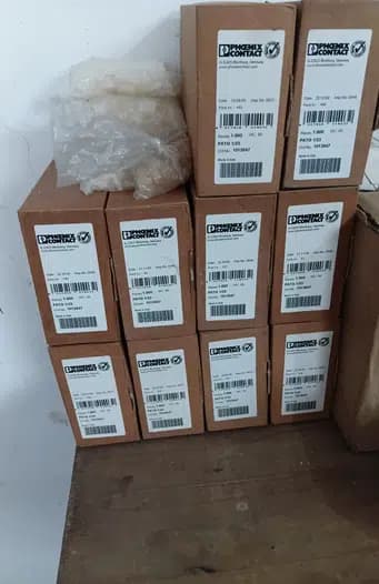 Lote 10.000x Porta-identificação Phoenix Contact PATG 1/23 - NOVO