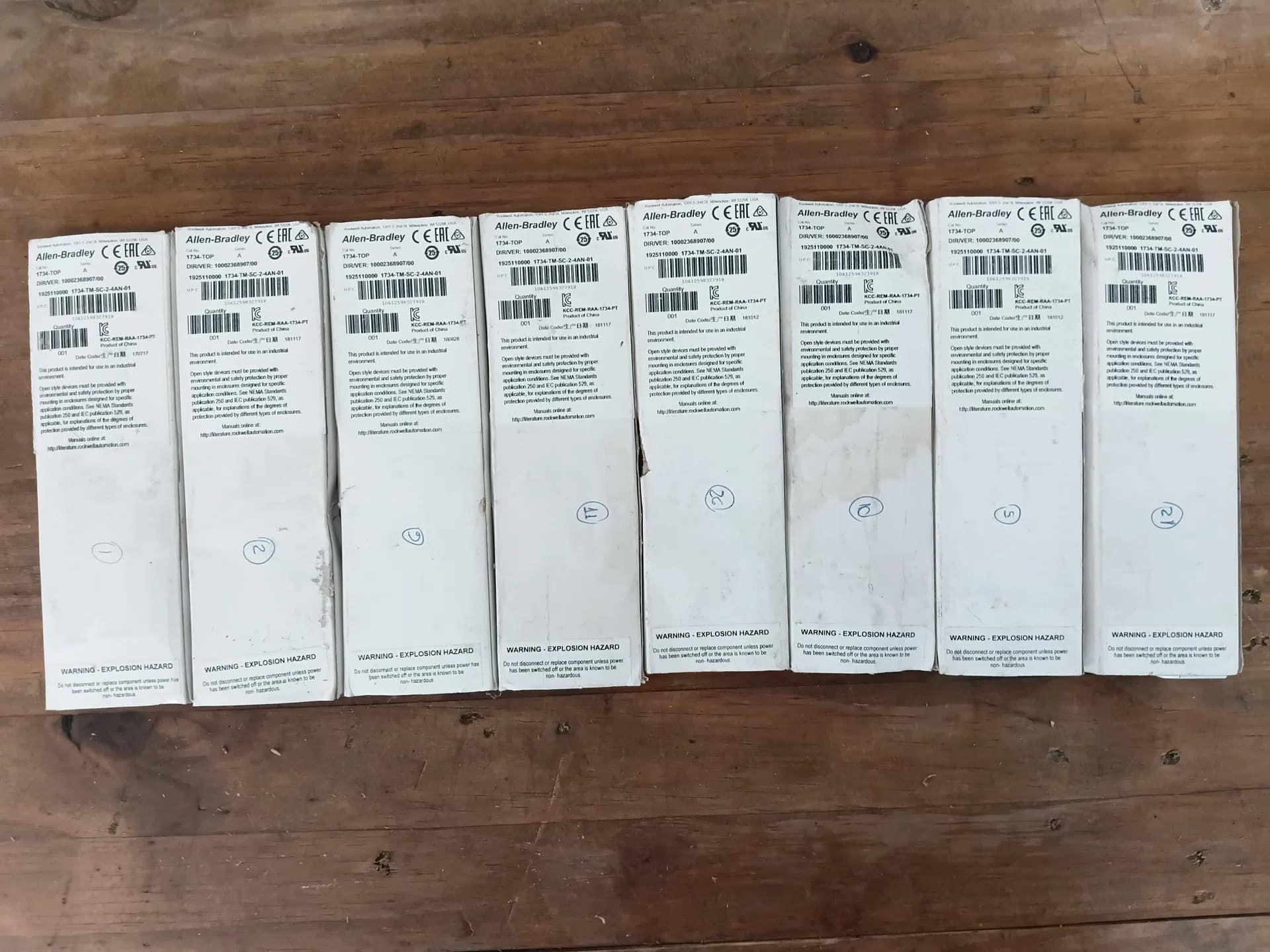 Lote 8x Base Terminal Allen-bradley 1734-TOP Point I/o - Novas - Foto 5