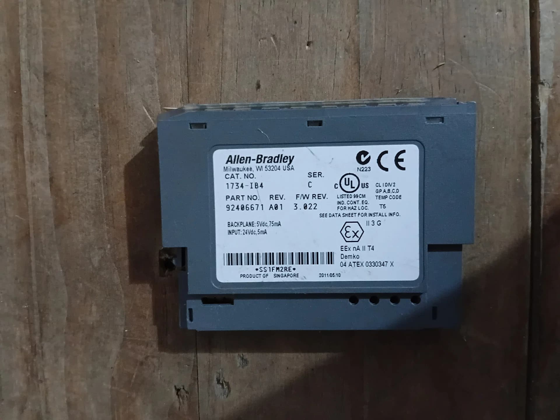 Módulo Entrada Digital Allen-bradley 1734-IB8 24VDC - 8 Canais - Usado + NF - Foto 2