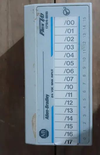 Módulo Entrada Digital Allen-bradley 1794-IB16 24VDC - 16 Canais - Usado + NF