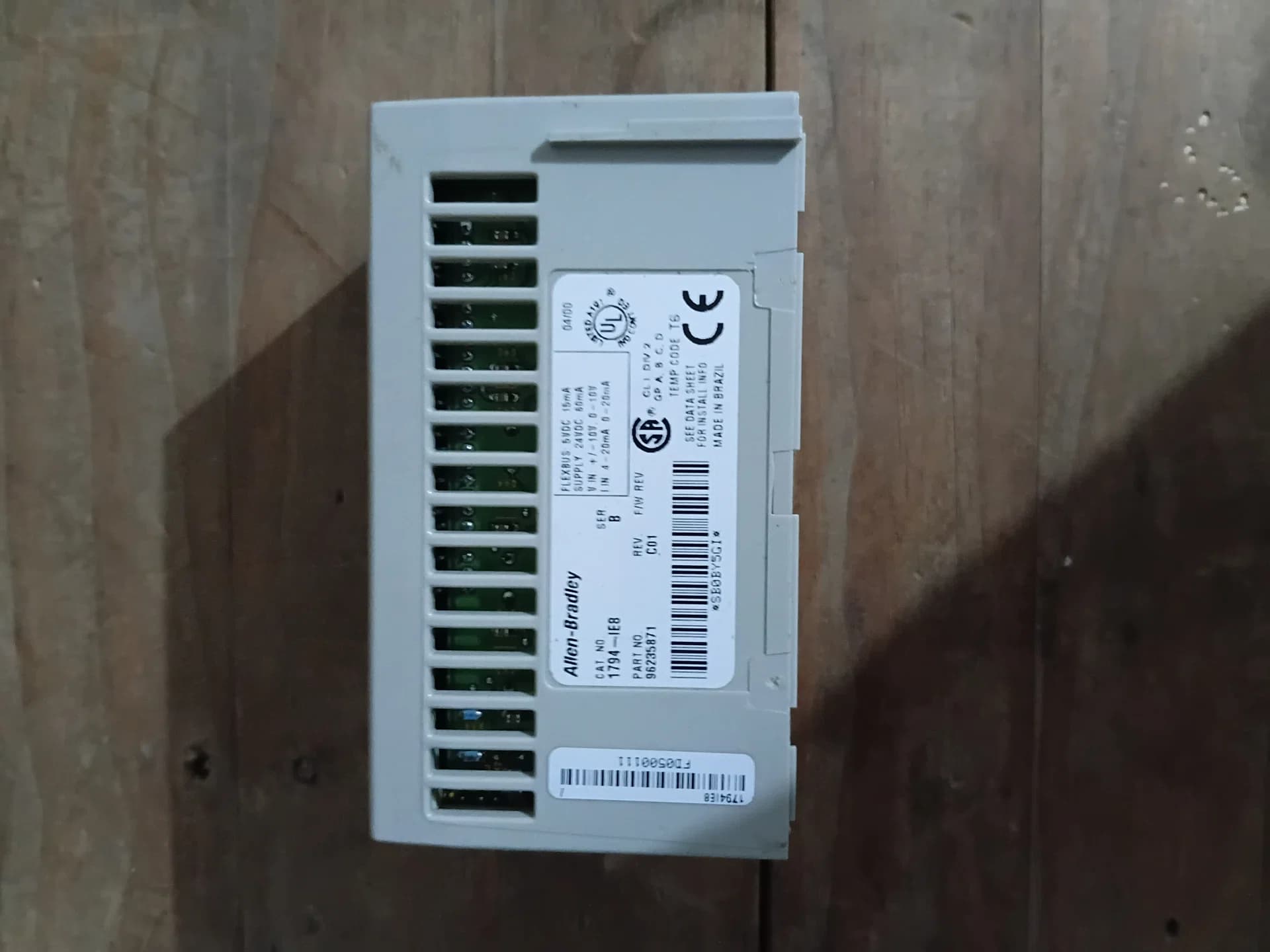 Módulo Entrada Analógica Allen-bradley 1794-IE8 8 Canais - Usado + NF - Foto 2