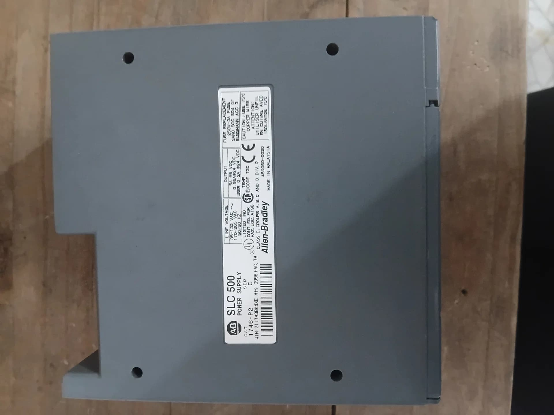 Fonte Allen-bradley 1746-P2 SLC 500 - Usado + NOTA Fiscal - Foto 1