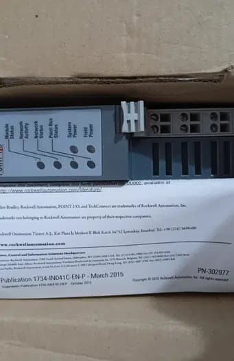 Adaptador Ethernet Allen-bradley 1734-AENTR Série B - NOVO NA Caixa + NOTA Fiscal