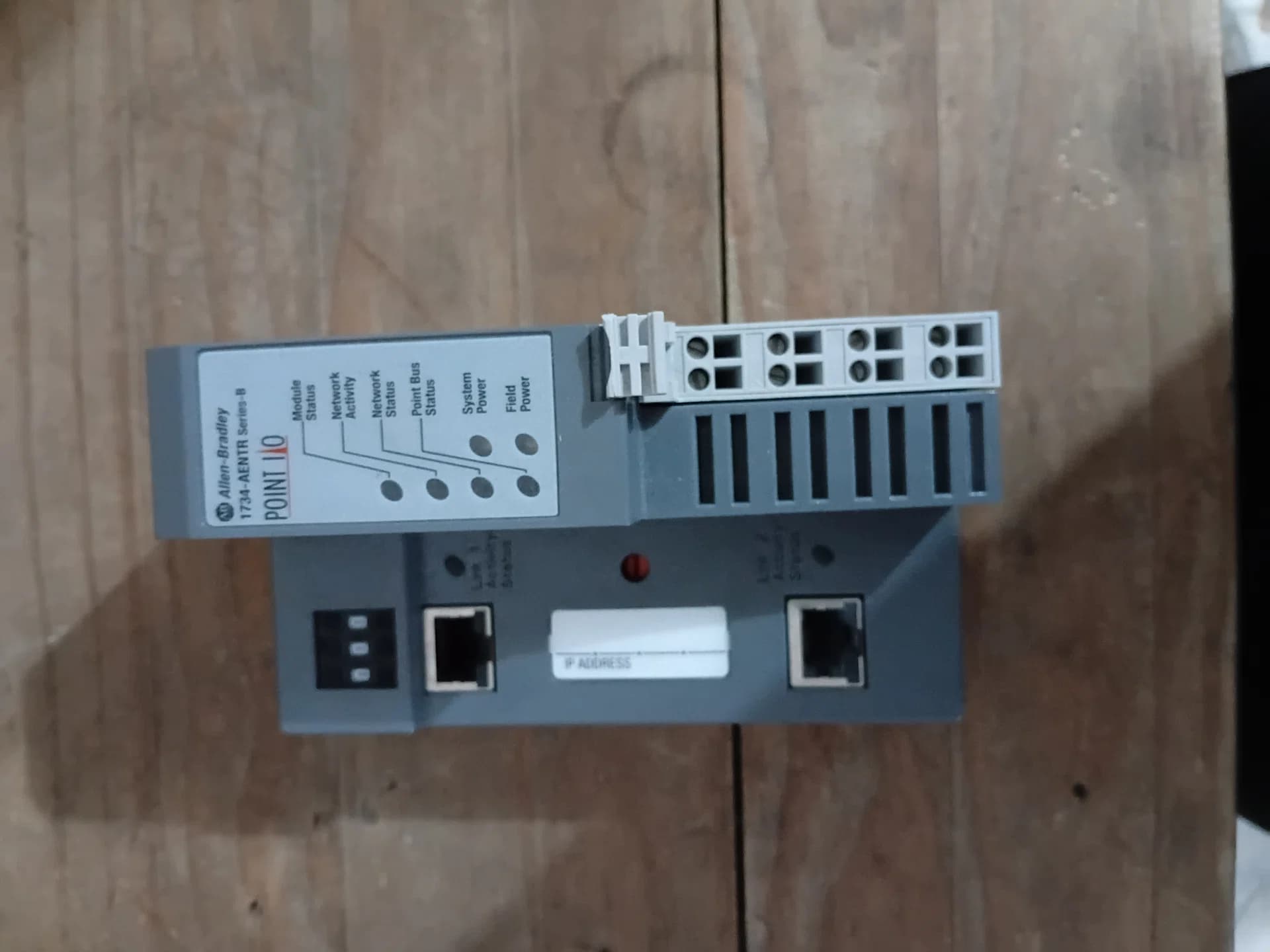 Adaptador Ethernet Allen-bradley 1734-AENTR Série B - NOVO NA Caixa + NOTA Fiscal - Foto 3