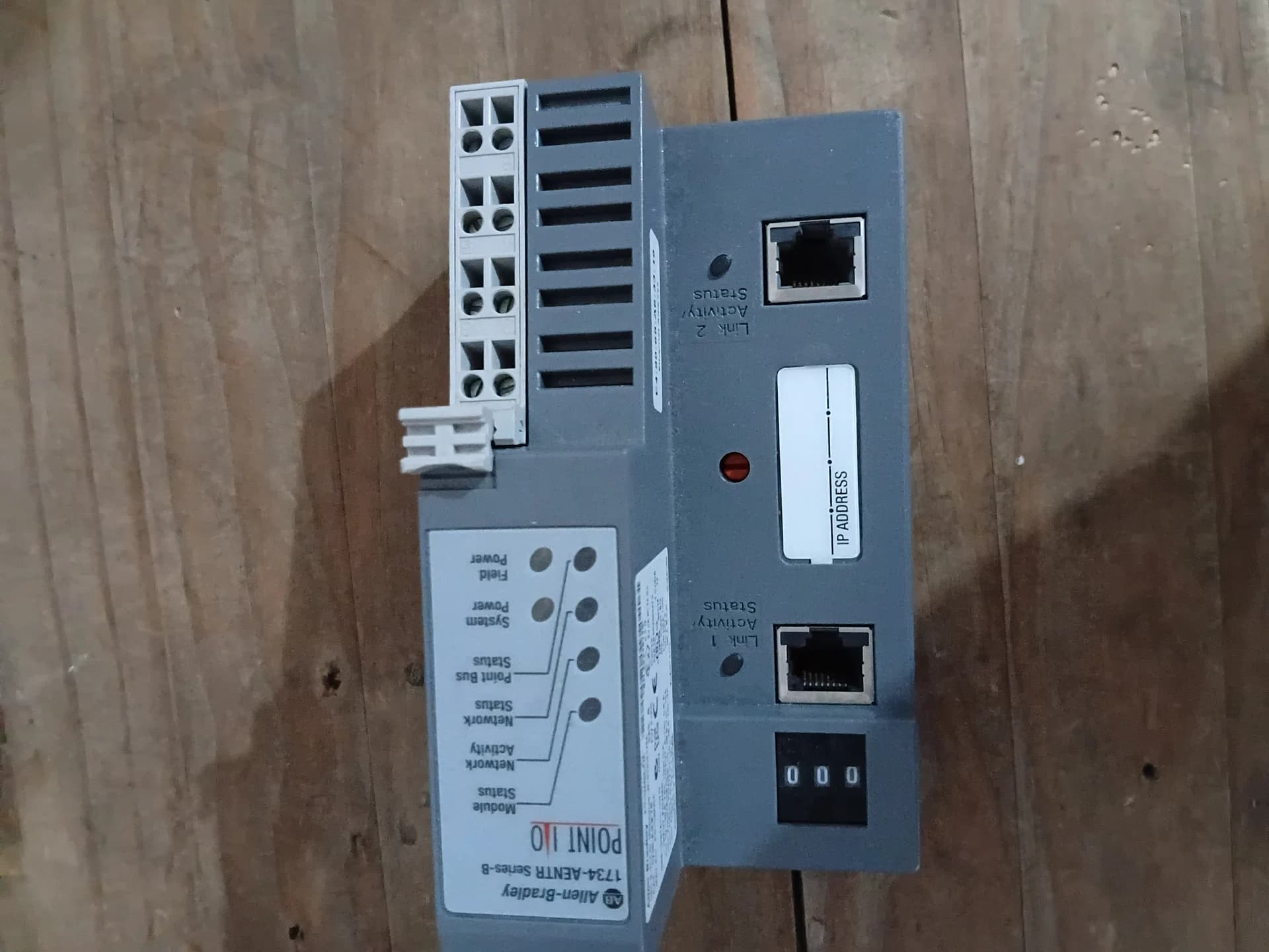 Adaptador Ethernet Allen-bradley 1734-AENTR Série B - NOVO NA Caixa + NOTA Fiscal - Foto 6