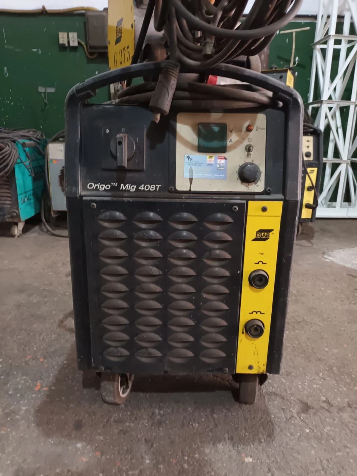 DUAS Máquinas de Solda Origo MIG 408T da ESAB