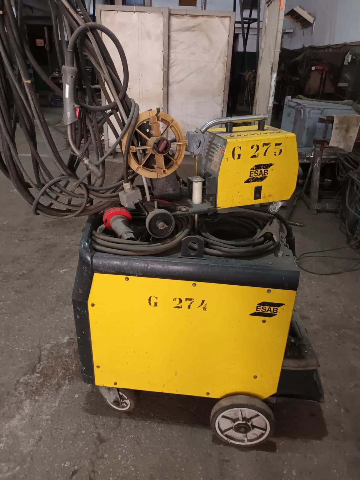 DUAS Máquinas de Solda Origo MIG 408T da ESAB - Foto 2