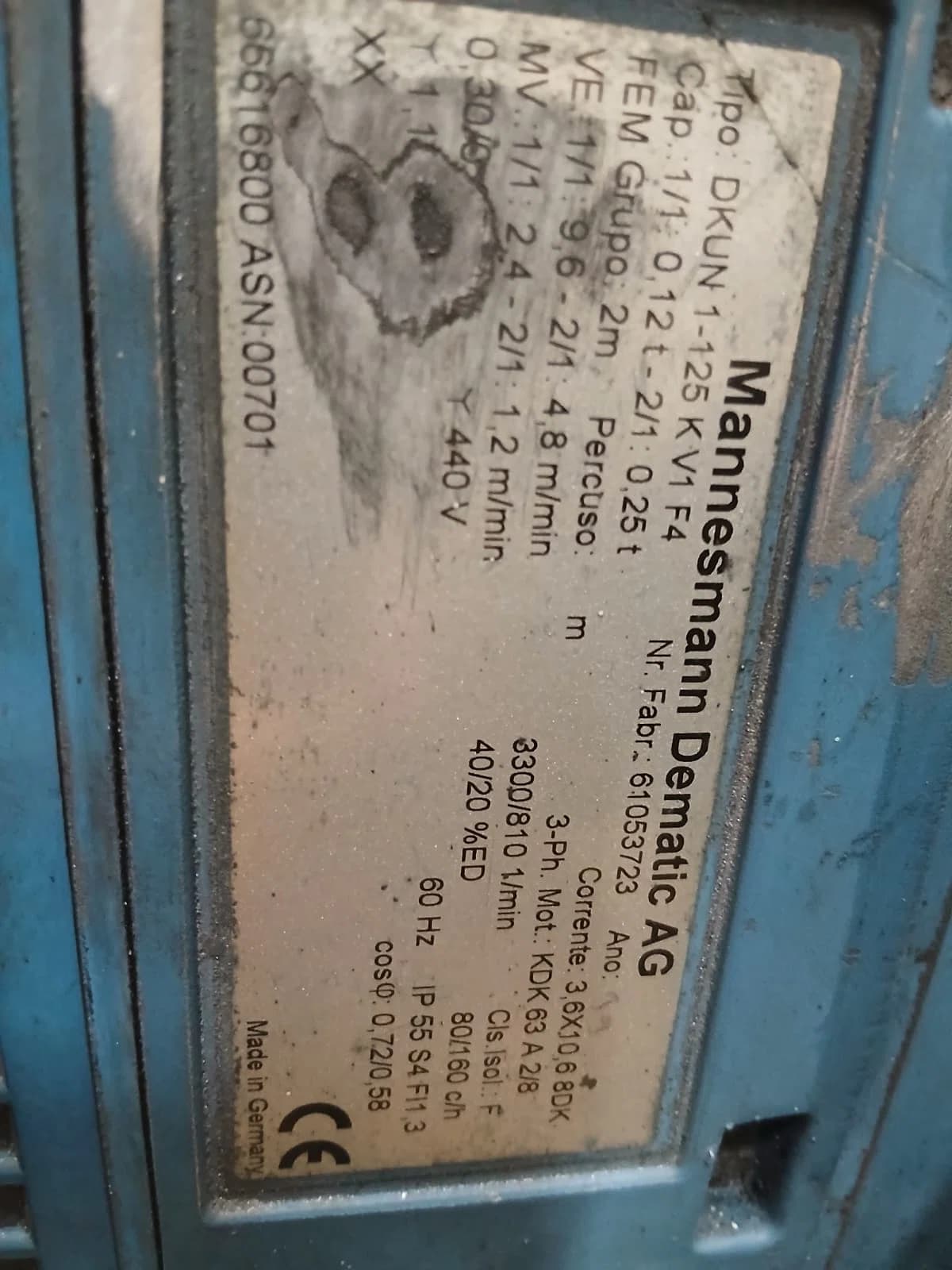 4 Talhas Elétricas da Marca Demag - Foto 6
