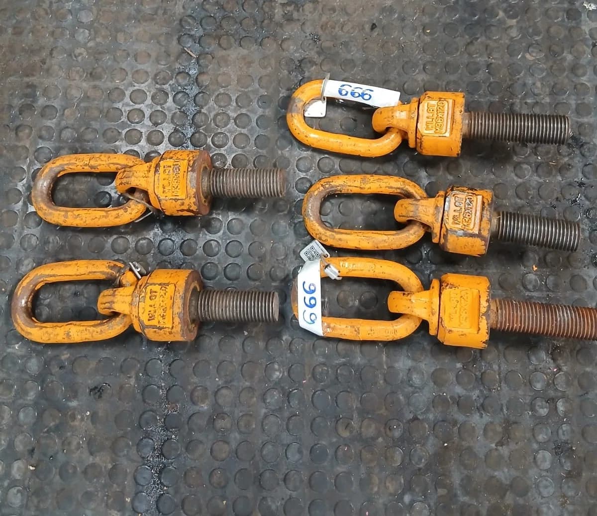 5 Olhais Giratórios C/ Rosca - Capac 8 Ton - Foto 4