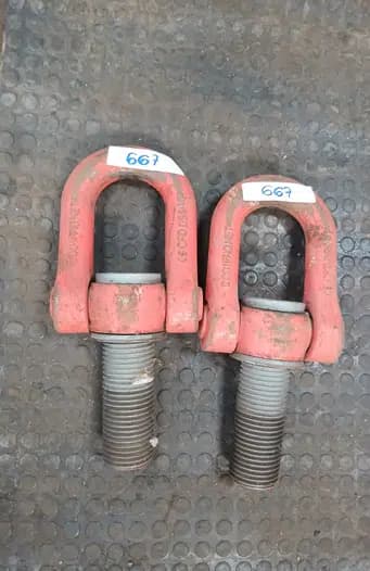 2 Olhais C/ Dupla Articulação - Capac 25 Ton