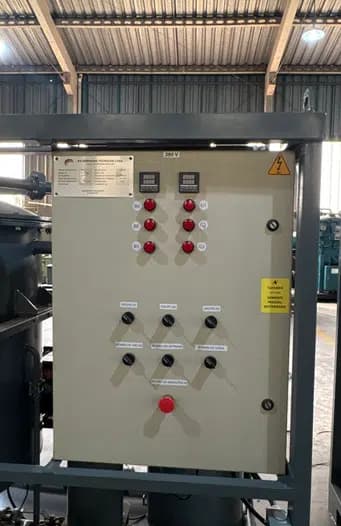 Máquina Termovácuo 6.000 Litros para Tratamento de Óleo Isolante