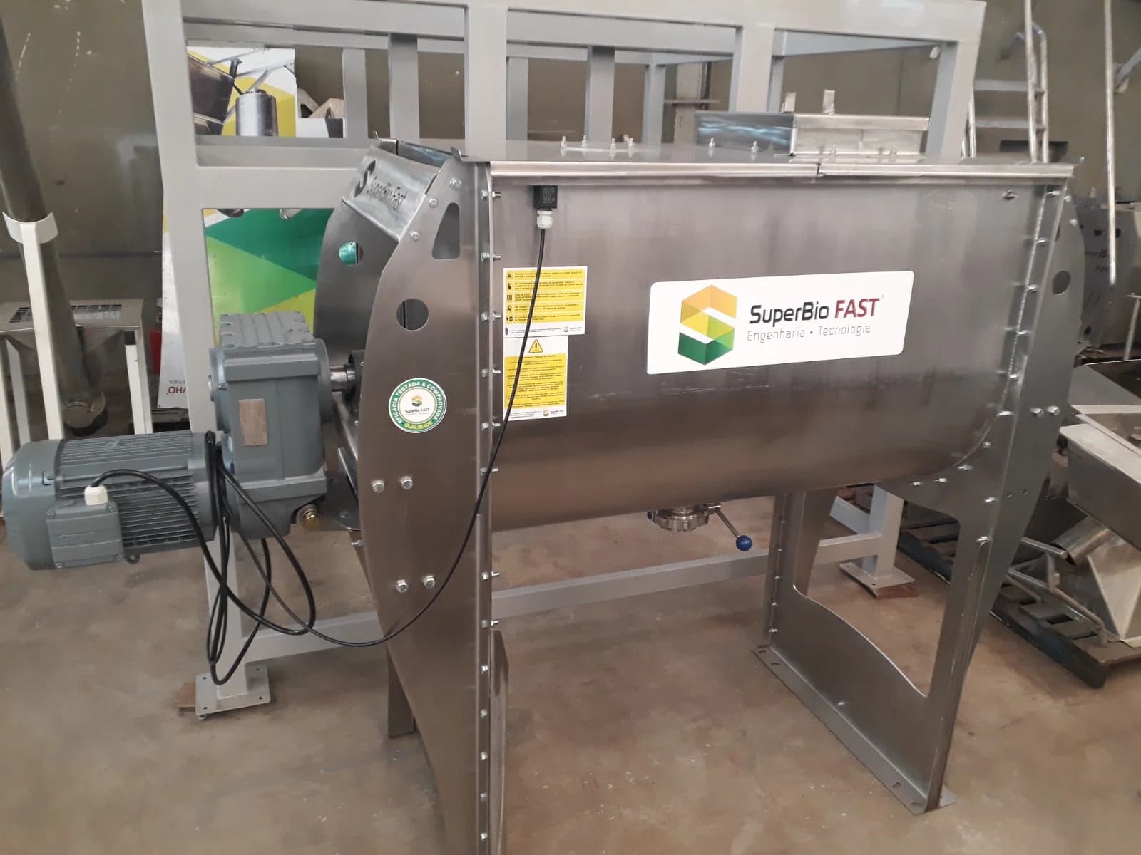 Equipamento de Mistura para Linha de Suplementos 500 Litros - Foto 2