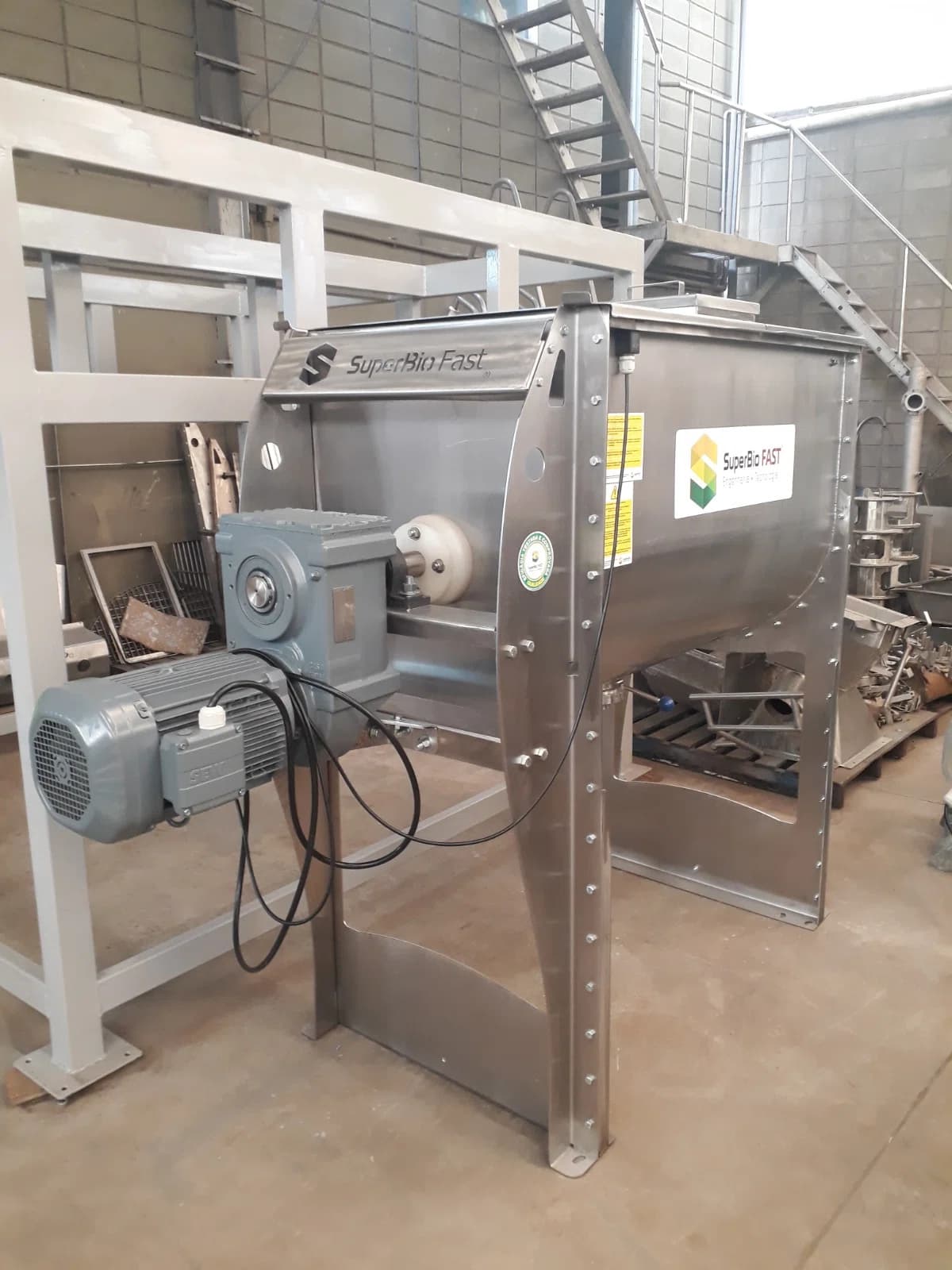 Equipamento de Mistura para Linha de Suplementos 500 Litros - Foto 4