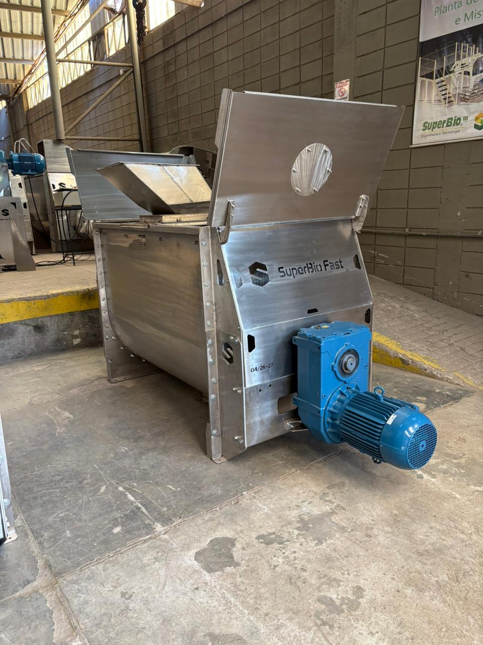 Misturador Ribbon Blender para Formulações Alimentícias