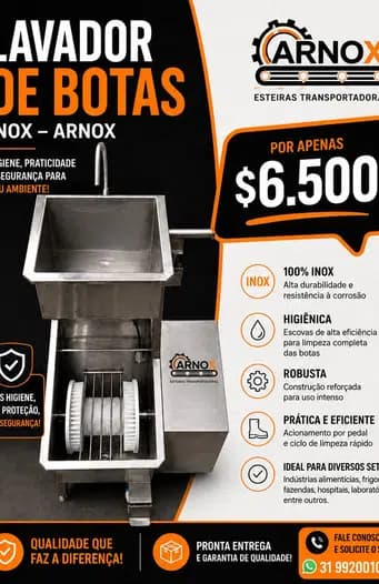 Lavador de Botas com Lavabo